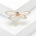 Alloy Cat Eye Dragonfly Brooch Pin For Women's Fashion Apparel view 2