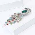 Alloy Rhinestone Peacock Brooch Pin for Suits and Coats view 3