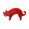 Alloy Enamel Cat Brooch Pin For Cardigan And Sweater Decoration view 1