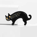 Alloy Enamel Cat Brooch Pin For Cardigan And Sweater Decoration view 3