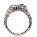 Vintage Blackened Eagle Mens Ring Hip Hop Creative Animal Finger Ring Fashion Jewelry view 3