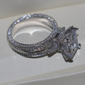 Vintage Elegant Fashion Wedding Ring For Women Versatile Valentines Day Gift view 3