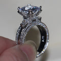 Vintage Elegant Fashion Wedding Ring For Women Versatile Valentines Day Gift view 2