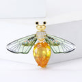 Copper Zircon Bee Brooch For Women's Fashion Apparel Decoration view 4