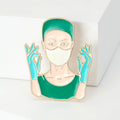 Alloy Male Doctor Brooch Pin For Coats Sweaters And Apparel view 4