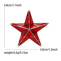 Alloy Mini Five Point Star Brooch For Clothing Fastening Decoration view 4