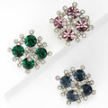 Alloy Rhinestone Diamond Brooch Pin For Cardigan Anti Exposure Fastening view 3