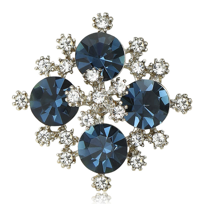 Alloy Rhinestone Diamond Brooch Pin For Cardigan Anti Exposure Fastening