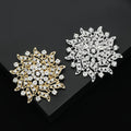 Metal Alloy Rhinestone Sunflower Brooch Pin For Garment Fastening view 3