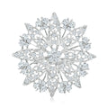Alloy Rhinestone Sunflower Lapel Pin For Suits And Accessories Brooch view 5