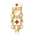 Alloy White Angel Nurse Brooch Pin For Medical Staff Accessories view 1