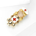 Alloy White Angel Nurse Brooch Pin For Medical Staff Accessories view 3