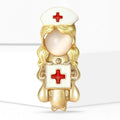 Alloy White Angel Nurse Brooch Pin For Medical Staff Accessories view 2