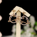 Trendy Planet Pendant Earrings With Star Stud Design, Niche Fashion Ear Jewelry For Women view 1