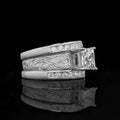 European Four Prong Eight Hearts Eight Arrows Zircon Ring For Women Creative Jewelry view 4
