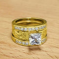 European Four Prong Eight Hearts Eight Arrows Zircon Ring For Women Creative Jewelry view 6