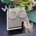Creative Geometric Zircon C Shaped Stud Earrings For Women, Face Slimming Fashion Jewelry view 3