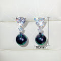 Korean Style Imitation Pearl Zircon Earrings Simple Fashion Earrings For Women view 5