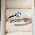 Japanese Agete Style Double Layer Open Ring For Women Lightweight Niche Minimalist Finger Jewelry view 1