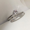 Japanese Agete Style Double Layer Open Ring For Women Lightweight Niche Minimalist Finger Jewelry view 3