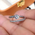 Japanese Agete Style Double Layer Open Ring For Women Lightweight Niche Minimalist Finger Jewelry view 4
