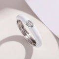 Summer Rainbow Enamel Drip Oil Ring For Women, Trendy Style Colorful Index Finger Jewelry view 11