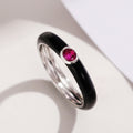 Summer Rainbow Enamel Drip Oil Ring For Women, Trendy Style Colorful Index Finger Jewelry view 12