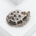 Alloy Abalone Shell Peacock Brooch Vintage Lapel Pin For Apparel view 4