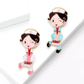 Alloy Enamel Nurse Brooch Pin For Medical Staff Uniforms view 3