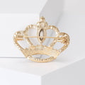 Alloy Rhinestone Crown Brooch Pin For Coats Suits And Shirts view 3