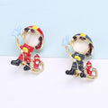 Enamel Alloy Firefighter Brooch Pin For Unisex Suit Accessories view 3