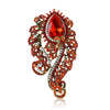 Antique Gold Rose Red
