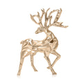Smooth Alloy Elk Brooch Pin For Suit And Coat Decoration view 5