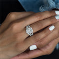 European Vintage Hollow Line Wedding Ring For Women, Micro Pave Zircon Bridal Jewelry Accessory view 4