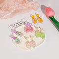 Cute Colorful Acrylic Fruit Popsicle Ice Cream Flower Stud Drop Pendant Dangle Fashion Earrings view 1