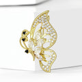 Alloy Zircon Hollow Butterfly Brooch For Shirt And Clothing view 2