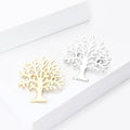 Stainless Steel Alloy Tree Of Life Brooch For Apparel view 3