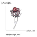 Alloy Pearl Dandelion Brooch Pin For Women's Fashion Apparel Decoration view 5