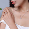Fashion OL Four Leaf Clover Flower Jewelry Set Women's Valentine's Day Gift Accessories view 1