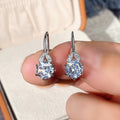 Luxury Lightweight Zircon Drop Earrings For Round Face Women Spring Fashion Jewelry view 3