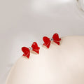 Enamel Cartoon Studs Yellow Duck Tropical Fish Starfish Sun Fruit Flower Asymmetric Alloy Earrings view 2