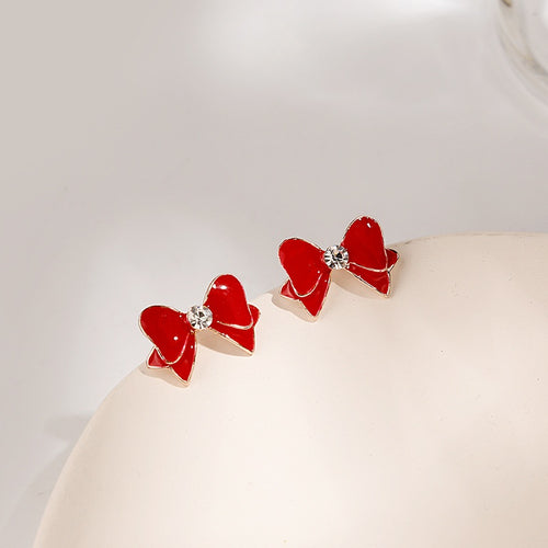 Enamel Cartoon Studs Yellow Duck Tropical Fish Starfish Sun Fruit Flower Asymmetric Alloy Earrings