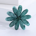Alloy Acrylic Flower Brooch Pin For Elegant Fashion Garment Decoration view 5
