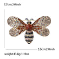 Alloy Rhinestone Bee Brooch Pin For Suits And Cardigans view 4