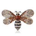 Alloy Rhinestone Bee Brooch Pin For Suits And Cardigans view 5