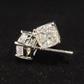 Classic Cushion Cut 8x8mm Zircon Stud Earrings, Fashion Small Jewelry view 3