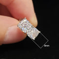 Classic Cushion Cut 8x8mm Zircon Stud Earrings, Fashion Small Jewelry view 5
