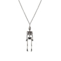 Korean Fashion Cool Funny T Shirt Chain 3D Skeleton Human Joint Sweater Necklace For Women view 5