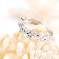Japanese Light Luxury Flower Ring For Women, Niche Minimalist Style Fashion Index Finger Ring view 6