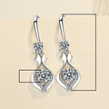 Elegant Water Drop Mid Length Dangle Earrings For Women Fashion Jewelry Accessories view 5